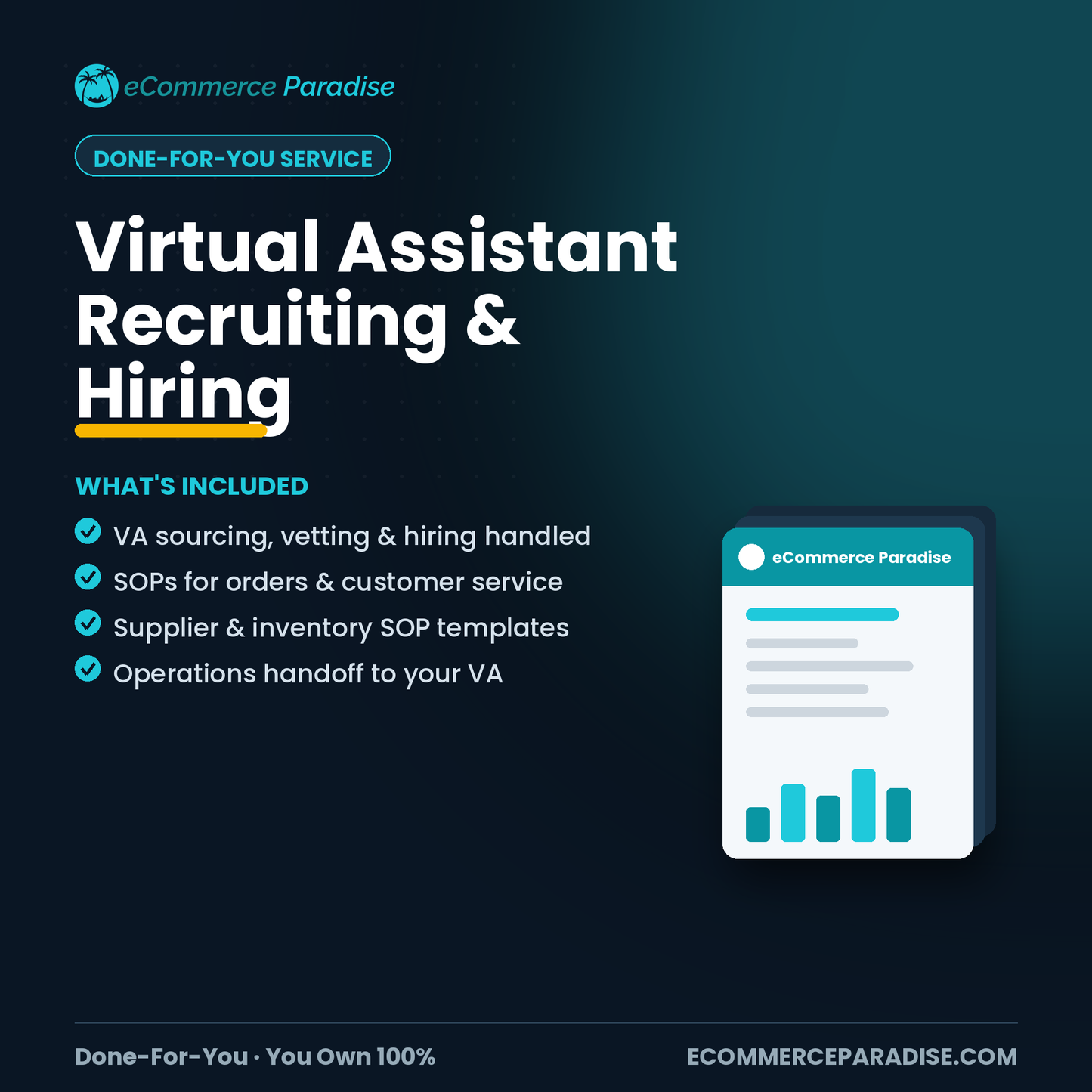 Virtual Assistant Recruiting & Hiring with SOP Templates