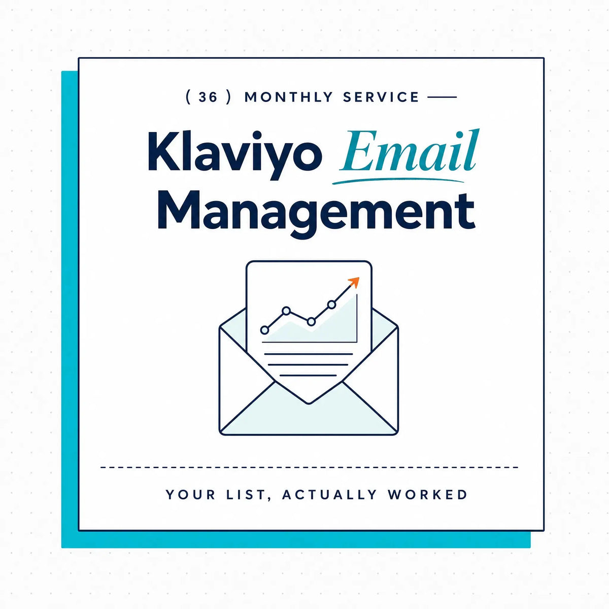 Klaviyo Email Management monthly service by Ecommerce Paradise