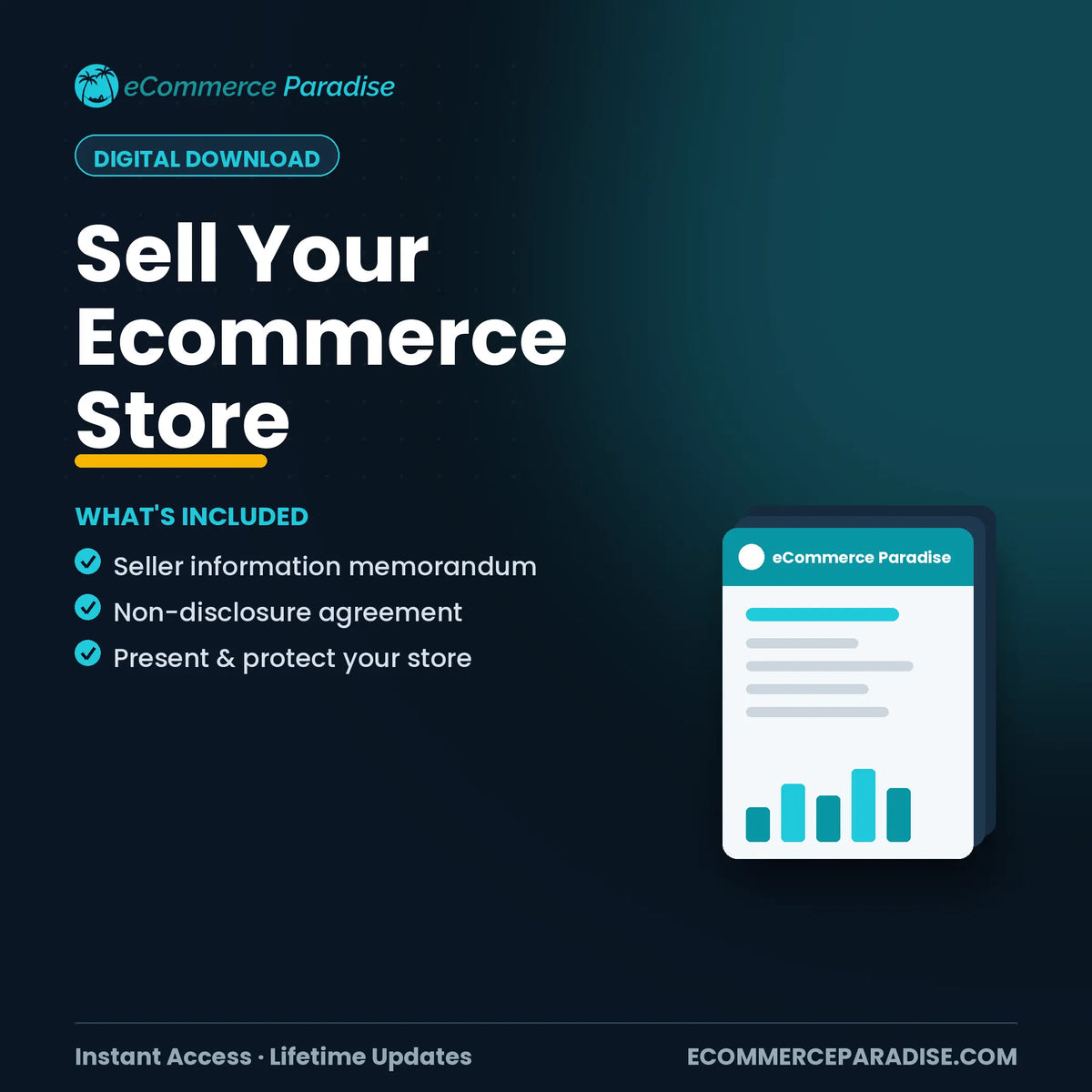 Sell Your Ecommerce Store: NDA & Information Memorandum Templates Ecommerce Paradise