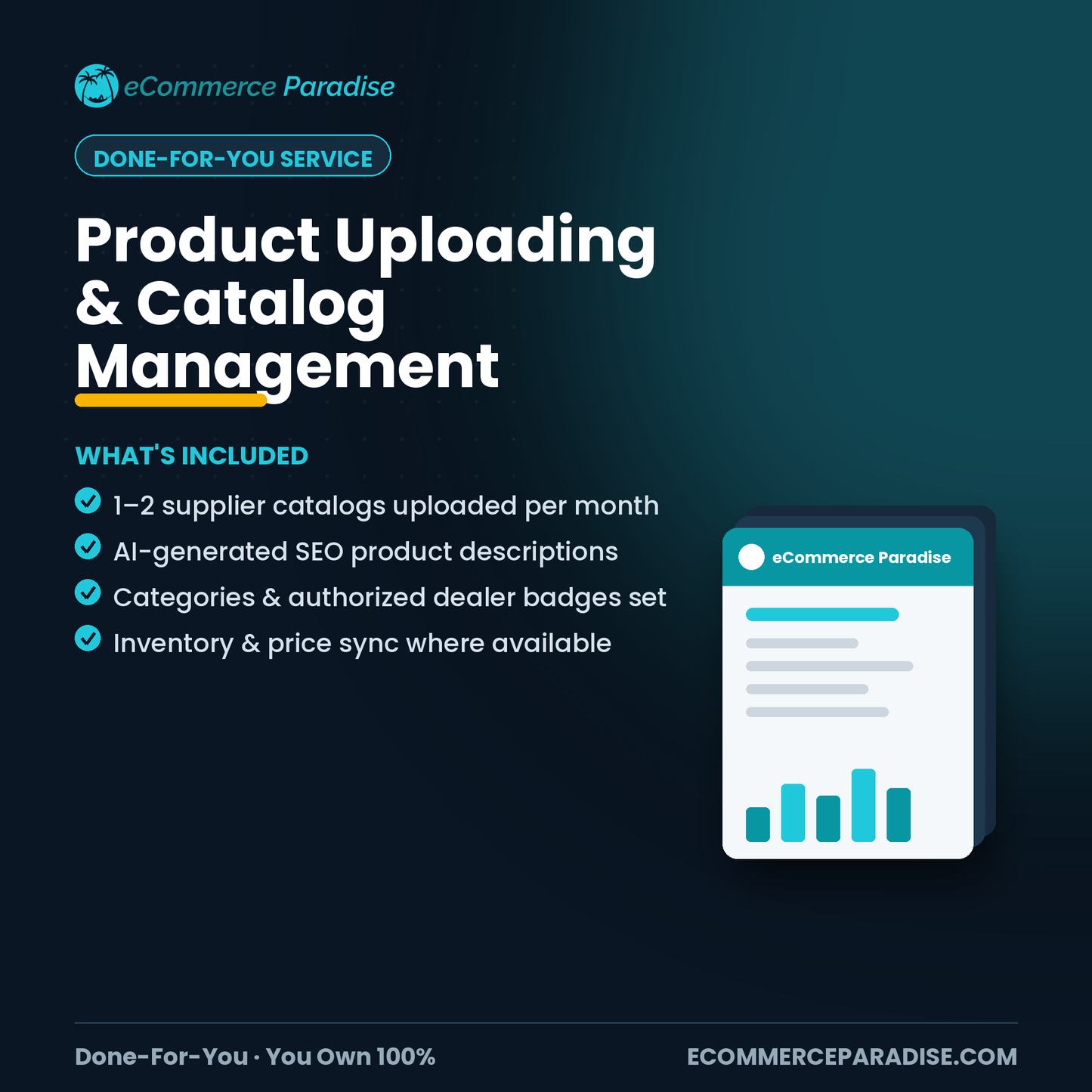 Shopify Product Uploading & Catalog Management Service (Monthly)