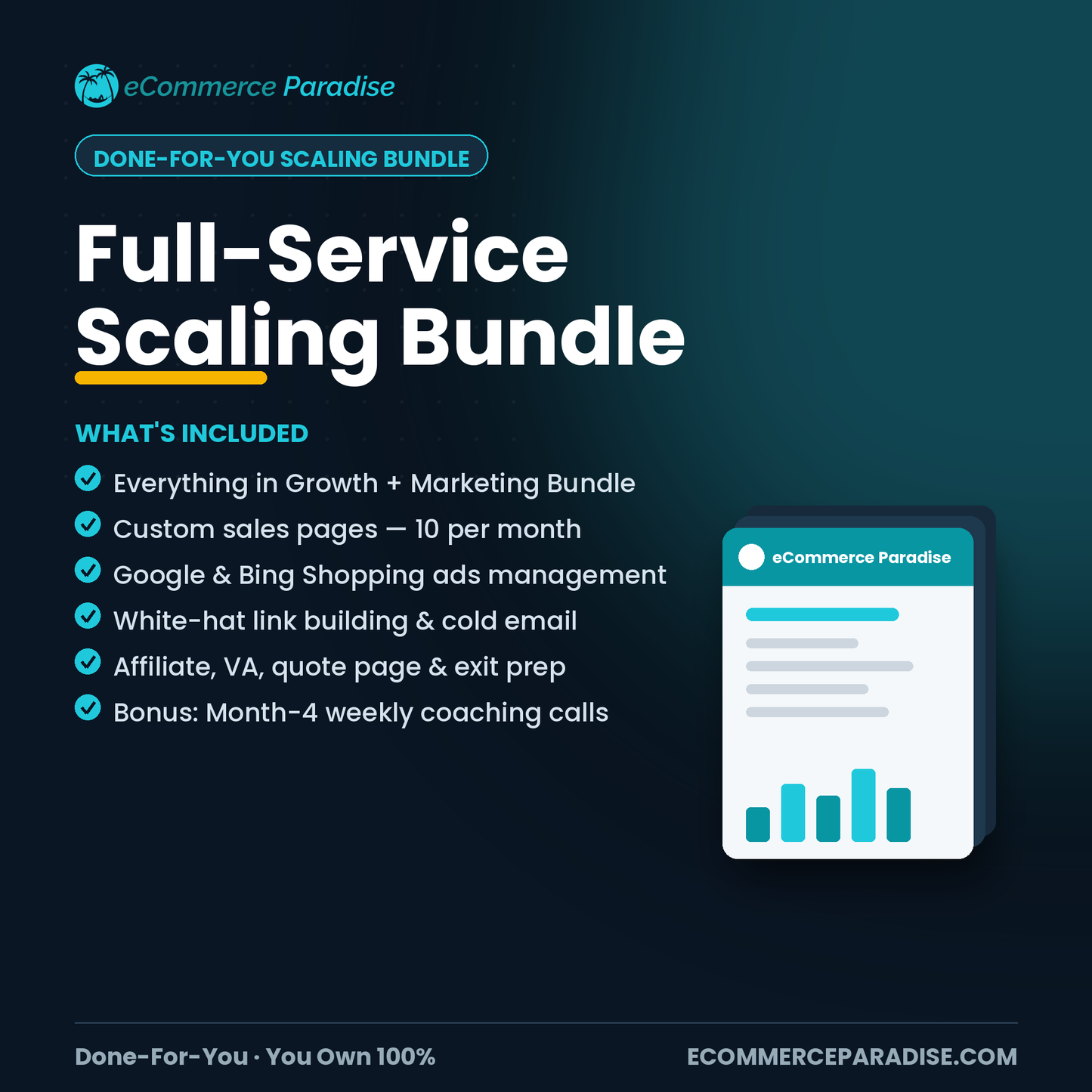 Full-Service Scaling Bundle — Complete Done-For-You Growth Engine (Monthly)
