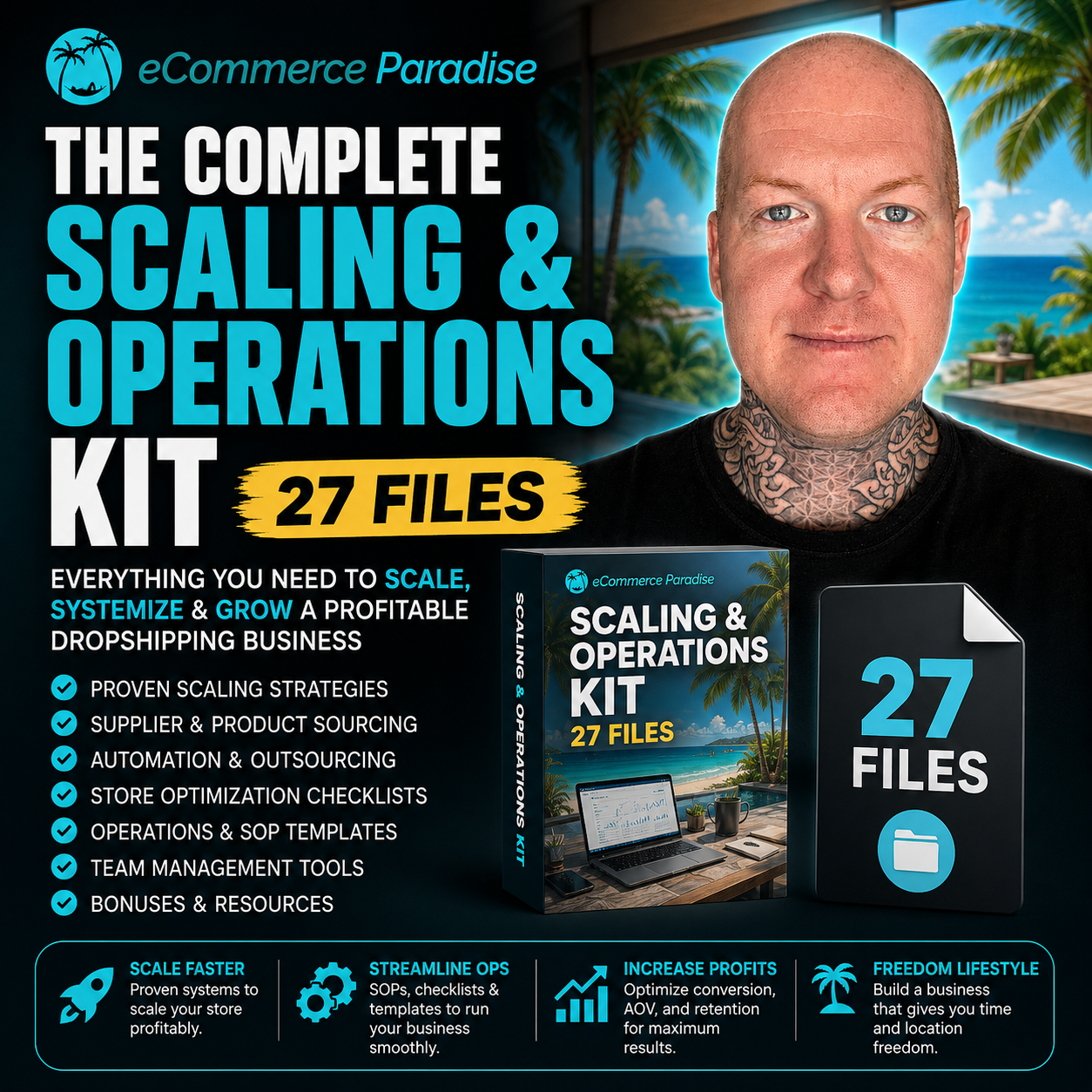 High-Ticket Dropshipping Scaling & Operations Kit: SOPs, VA Systems & AI Prompts