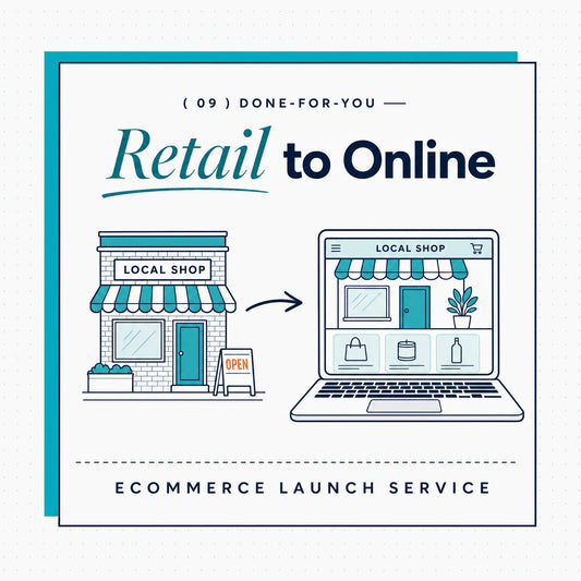 Retail to Online — Ecommerce Paradise done-for-you service