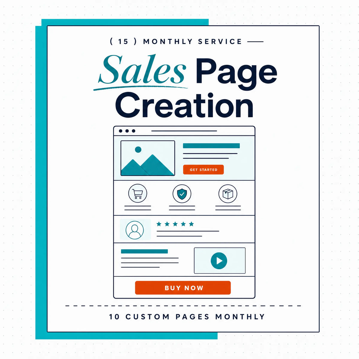 Sales Page Creation — Ecommerce Paradise done-for-you service