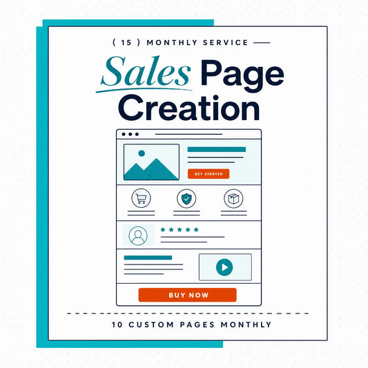 Sales Page Creation — Ecommerce Paradise done-for-you service