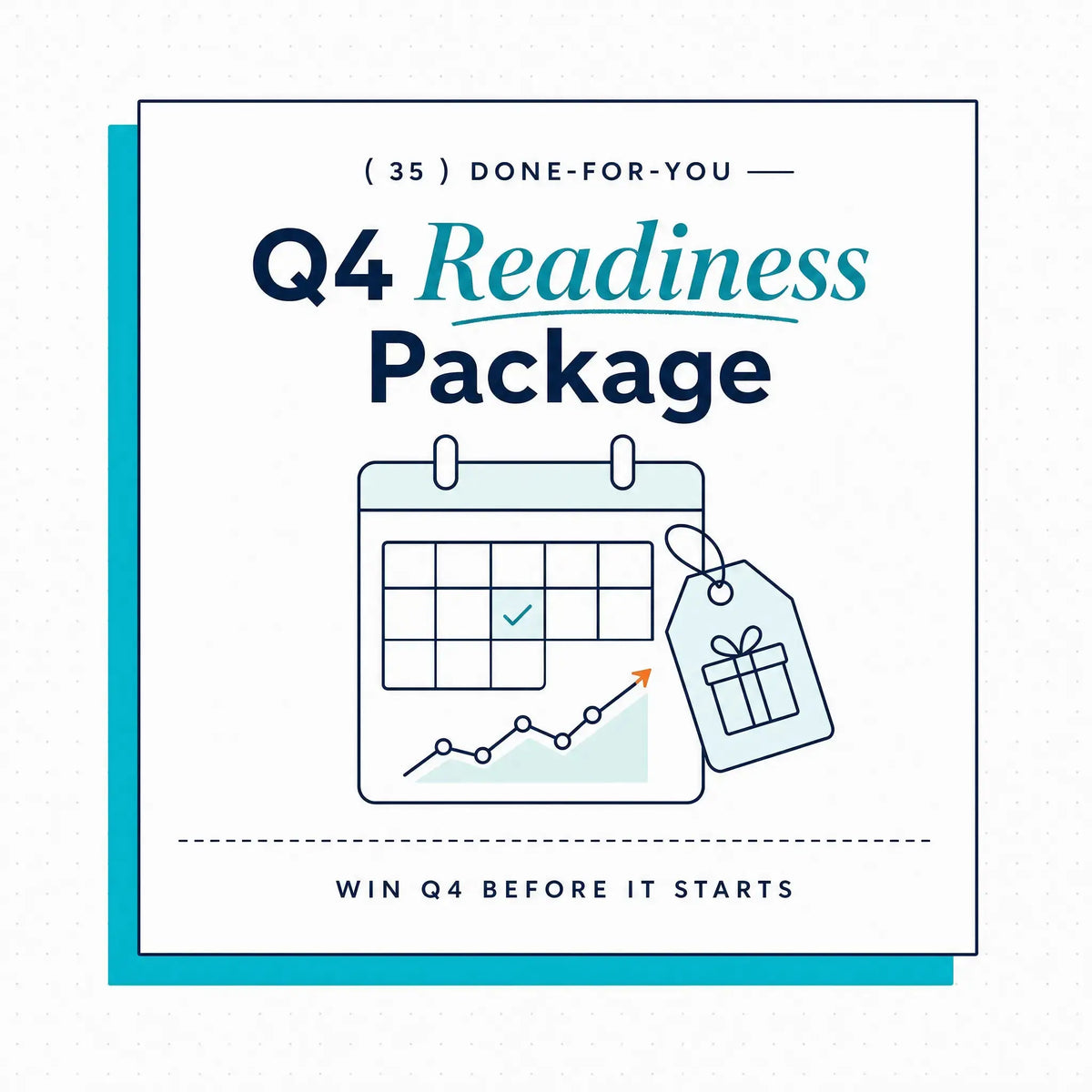 Q4 Readiness Package BFCM holiday done-for-you service by Ecommerce Paradise