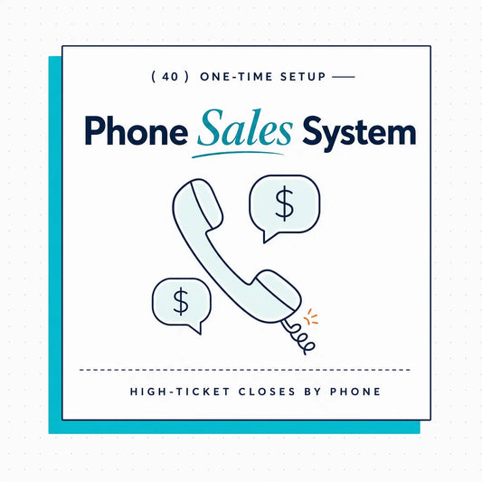 High-Ticket Phone Sales System setup by Ecommerce Paradise